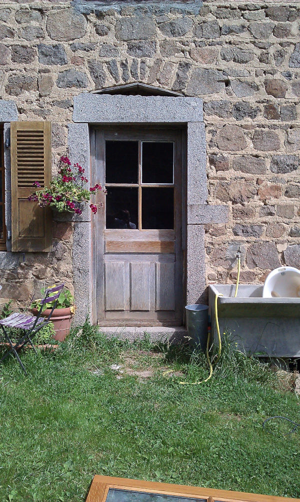 porte d'entrée en chêne