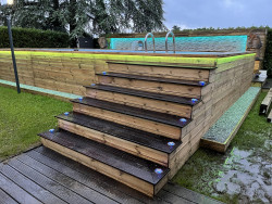 terrasse de piscine